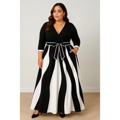 Plus Size Semi Formal Black Dress - TikTok Shop Plus Size Semi Formal Black Dress - TikTok Shop