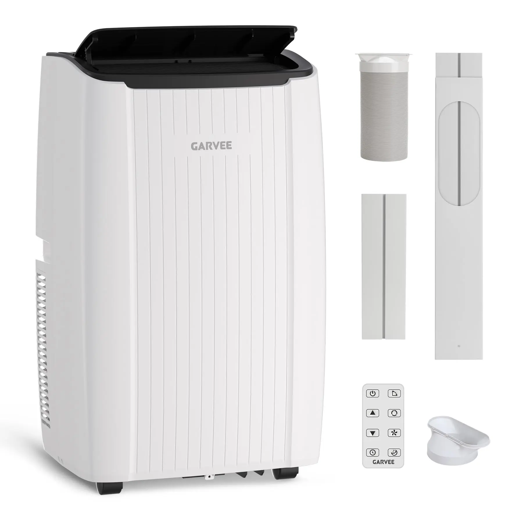 OP- 5-in-1 AC Unit Cools 650 Sq.Ft., Portable Air Conditioner,14,000 BTU Cool Fan & Dry Modes, Remote Control, LED Display, Easy Install for Home Office