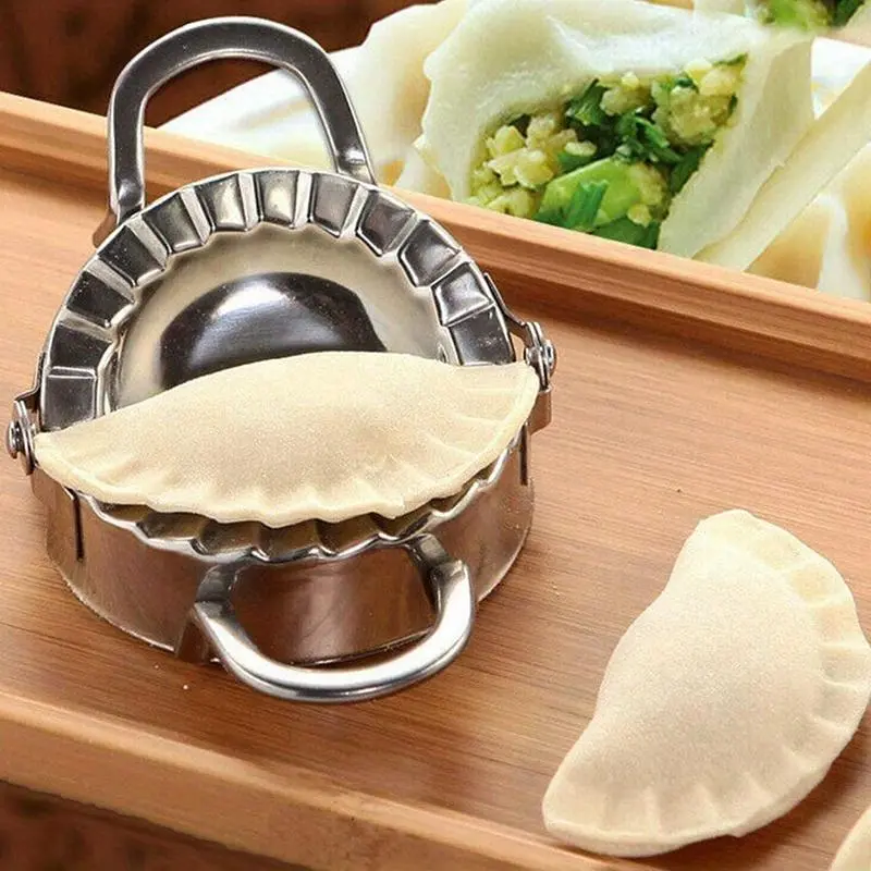 SHAON Stainless Steel Dumpling And Wonton Makers Are Used to Make Perfect Dumplings, Pies And Pastries - Essential Kitchen Gadgets for Easy Food Preparation, Dumpling Machines