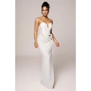 Ivory Destination Linen Skirt Set