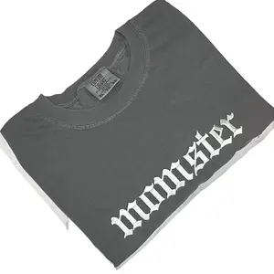 Embroidered Momster Comfort Colors Tee White Thread Shirt Top