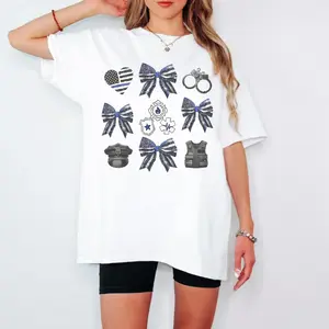 Proud Police Officer T-Shirt, Thin Blue Line Police Tee, Back the Blue Support Shirt, Gift for Law Enforcement