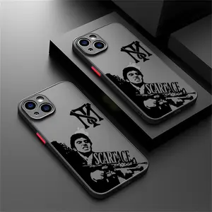 Gun Phone Case for iPhone 16 15 14 13 12 11 Pro Max/Plus/XS Max/7 8 Plus Stylish Cartoon Marksman Color Graffiti Style Durable Fingerprint-Resistant Soft-Touch Design Trendy Accessory for Your Device