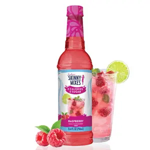 Jordan’s Skinny Syrups Raspberry - Sugar Free Zero Calorie Mixes Keto Friendly Gluten Free Dairy Free Kosher Certified 0g Carbs