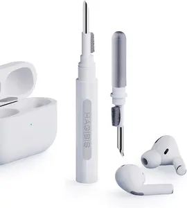 Cleaning Kits for Airpods Pro 1 2 3 Multi-Function Cleaner Pen Soft Brush for Bluetooth Earphones Case Cleaning Tools for iPhone 15 Pro Max Lego Camera Lens (White)