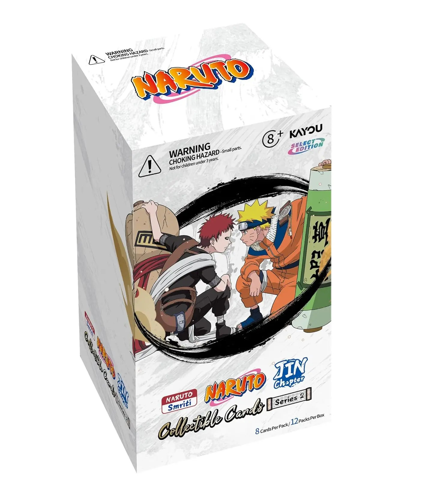 NARUTO KAYOU 英語版 未開封ボックス シュリンク付き 10パック入 Kayou Naruto Smriti Collectible Card Chapter Jin English Series 2