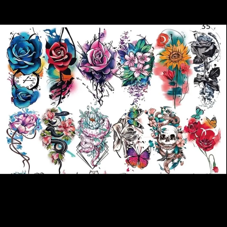 Temporary Tatoos Large