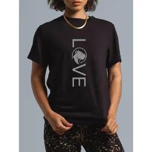 100% Cotton Love Pitbull Terrier Dog Apparel - Pitbull Outdoor attire, comfortable cotton, casual and loose, pure cotton T-shirt, suitable for all seasons, unisex T-Shirt Fabric Soft Summer Essential
