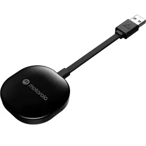 Motorola MA1 Wireless Android Auto Car Adapter - Instant Connection Using Google- USB Type-A Plug-in