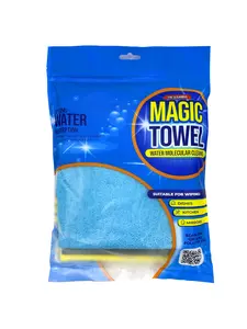 Cleanning Magic Towel DRT Reusable Cleaning Cloths for Dishes, Kitchen, Mirrors, PVA Micro, Microfiber Polishing Towel Strong Water Absorption 3 Pack Multicolor 12X12