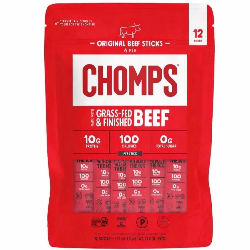 Chomps Original Beef Sticks, 1.15 oz., 12 pk.