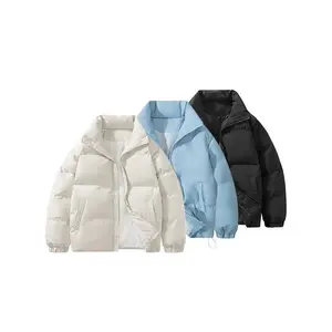 Men's Vintage Washed Soft Cotton Jacket with Zipper for Casual Day Wear - Stylish & Versatile Menswear Coats