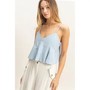 KYLAN PEPLUM TANK