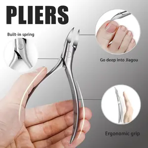 1Pc Precision  Stainless Steel, Durable & Rust-Resistant, professional manicure suitable for both home and nail salons.