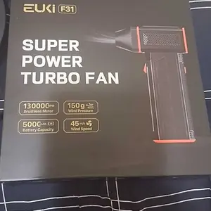 EUKI Powerful Cordless Air Duster - 130K RPM Electric Blower for PC & Home Cleaning with 3 Adjustable Speeds Reusable Portable Durable IPX4 Water Resistance Ergonomic Handle and 7 Cleaning Tools - Keyboard