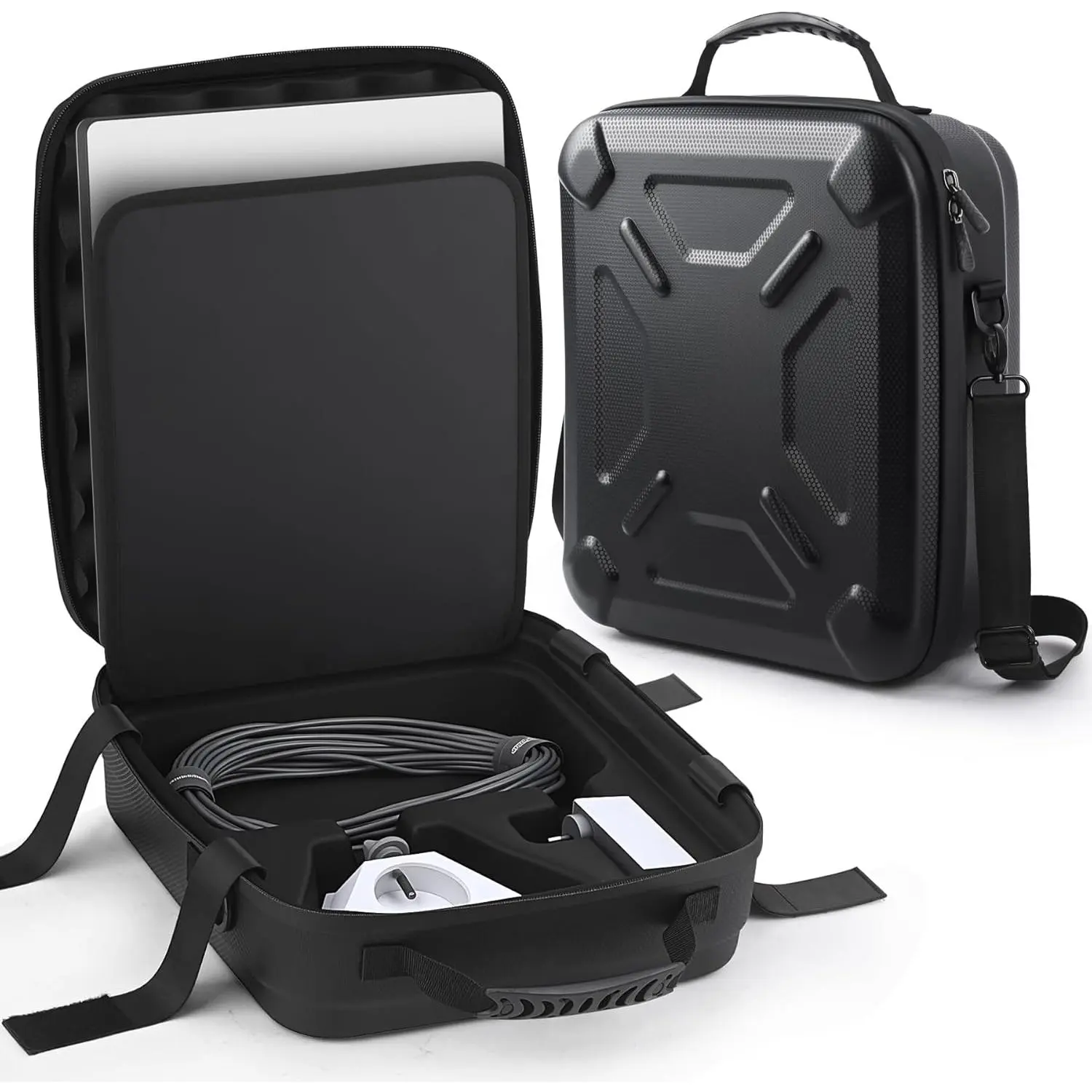 Starlink Mini Case,Ultra-Light Portable Storage ,Shockproof EVA for Starlink Case, Carry Options for Starlink Mini Accessories,Portable for Outdoor Travel,Camping and RVing,Black