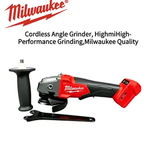 Milwaukee Angle Grinder Tool – Handheld Grinder for Deburring, Weld Cleaning, Auto Detailing, Construction Sites & DIY Metalwork