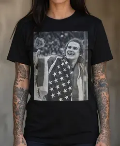 Youth & Adult USA Olympic Gold Medal Hockey Jack Hughes Shirt, Team USA Ice Hockey Fan Graphic Tee, Patriotic Sports Apparel, Unisex Game Day Gift for Hockey Lovers