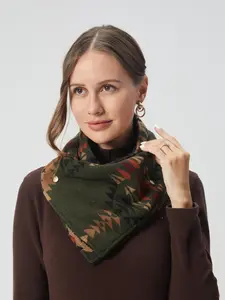 Boho Western Vintage Warm Loose Fit Scarf for Women, Perfect for Daily & Autumn-Winter Travel, Stylish Accessory for Cold Weather