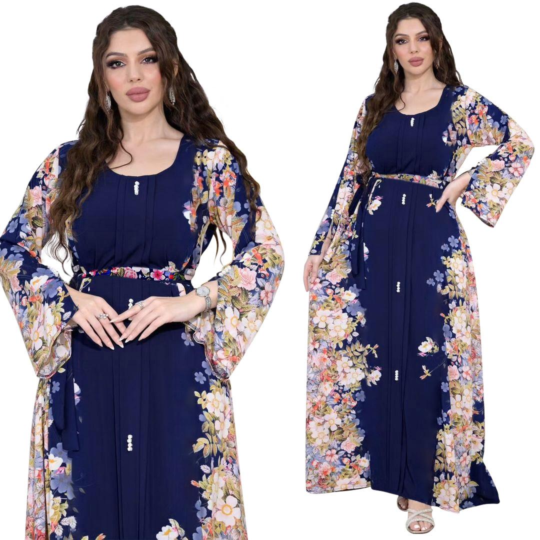 Elegant Muslim Maxi Dress – Modest Middle Eastern Fashion