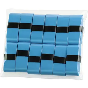 12 Pieces Tennis Racket Grip Tape, Badminton Racket Overgrip, Absorbent Non Slip Overgrip Replacement for Tennis, Badminton, Squash, Padel Rackets