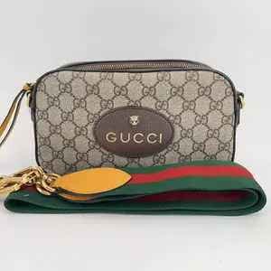 Pre-owned GUCCI canvas Crossbody Bags Neo Vintage Messenger Shoulder Crossbody Bag
