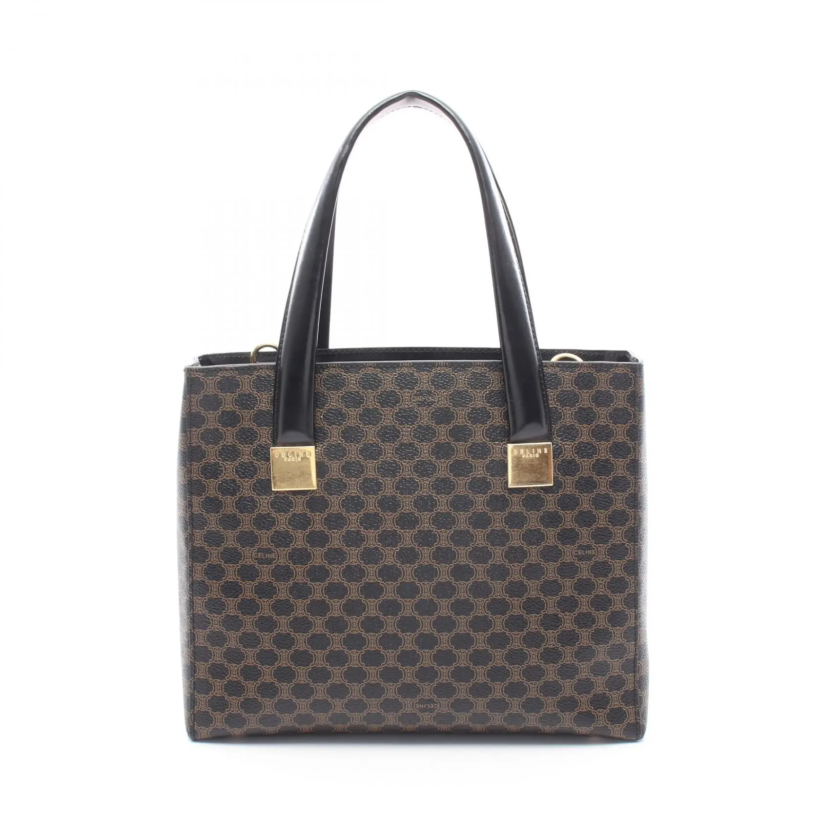 Pre-owned Celine Canvas Shoulder Bags Macadam Coated Handbag