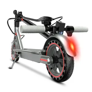 Foldable Commuter E-Scooter - 350W Motor, 19 MPH High Speed, 36V Battery, 8.5" Solid Tires, Dual Brakes, App Controlled Commuting Scooter, App Controlled Scooter