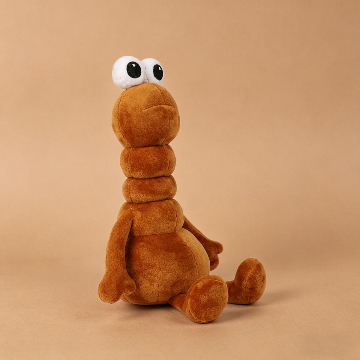 Robert The Worm & Marcus The Worm Plush - Cute Viral Meme Stuffed Animals - Soft Huggable Funny Worm Plushies Toy for Fans Gift