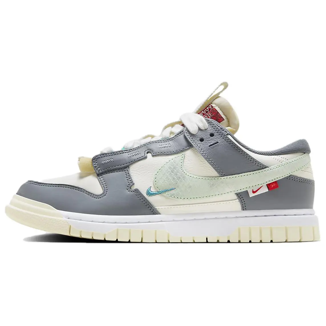 Nike Air Dunk Jumbo Year Of The Dragon Comfort Skate Shoes Men's Grey FZ5053-131