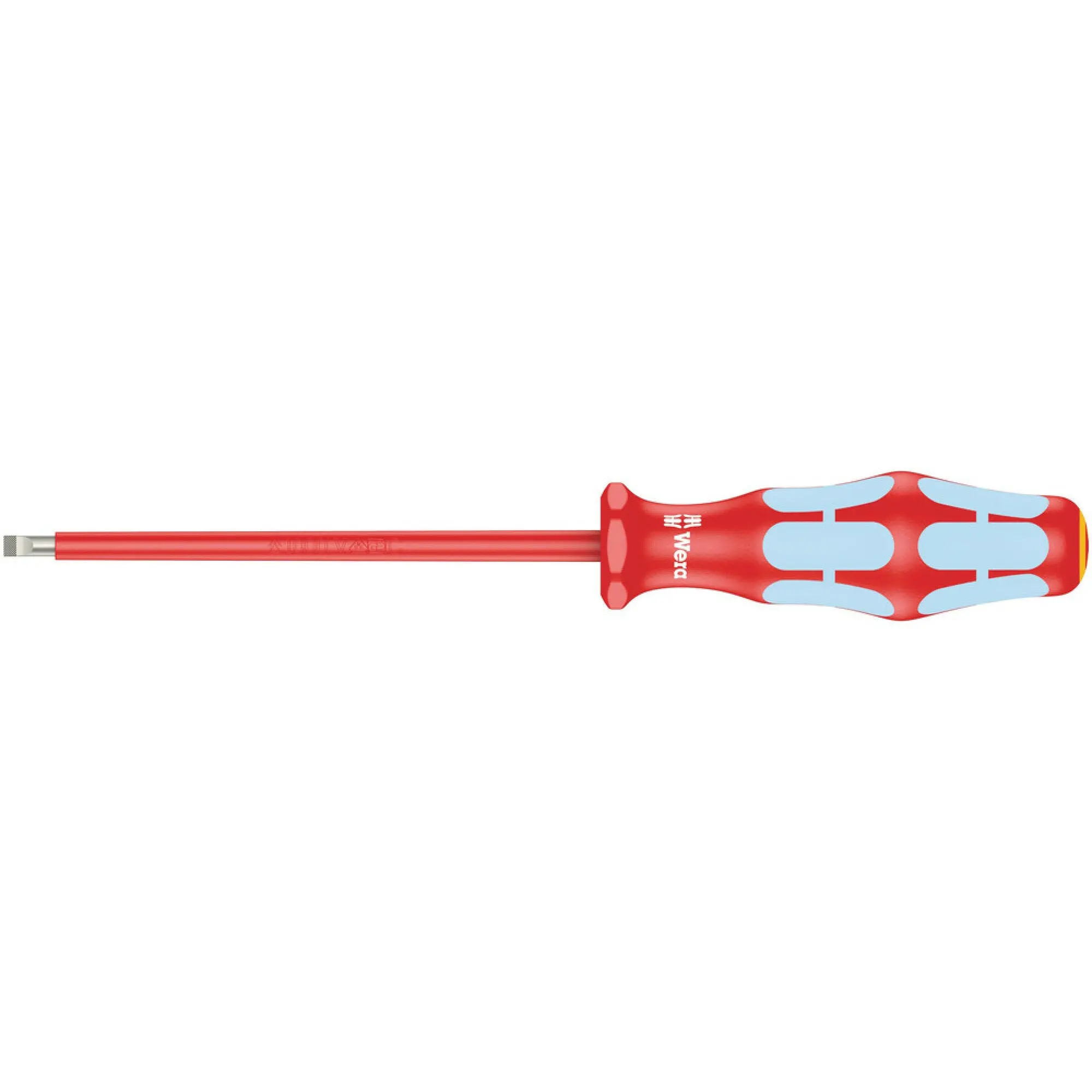 Wera 3160 i VDE Insulated screwdriver for slotted screws, stainless, 0.6 x 3.5 x 100 mm
