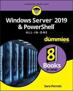 USED-Windows Server 2019 & Powershell All-In-One for Dummies by Perrott, Sara (Paperback)