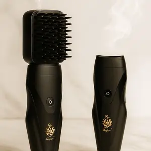 2-in-1 Arabic Bakhoor Incense Brush – Rechargeable Electric Bakhoor Hair & Home Tool