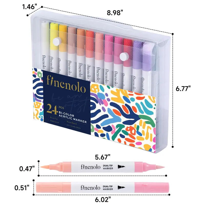 24 pcs-48 Colors