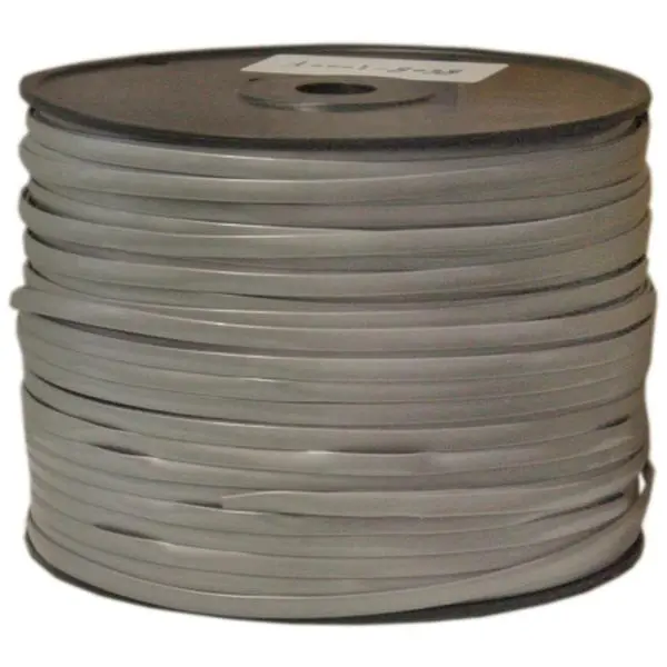 CableWholesale 8608 Silver Satin Bulk Phone Spool Cable, 1000 ft Long Cord Mobile Cable, 28 AWG 8 Conductor (28 awg 8c) Design, Bulk Phone Cable