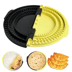 Large Tortilla Sealer - For 10-12” Flour Tortillas | Make Sealed Tacos, Quesadillas, Burritos & More | Mess-Free Meals in Seconds | BPA-Free, Dishwasher Safe