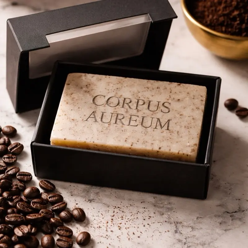 Corpus Aureum Coffee Goat Milk Exfoliating Soap Bar