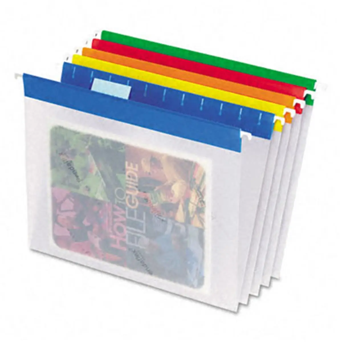 212 MAIN Pendaflex EasyView Poly Hanging File Folders - Letter Size, See-Through Assorted Colors, 25 per Box, Document Folder with Color Bar, Blank Inserts, Enhanced Visibility, Wear-and-Tear Resistance for Office Filing, Resists Wear And Tear