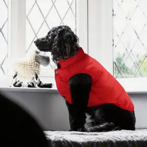 Fleece Hoodie for Dogs - Windproof Waterproof Coat, Winter Warm Jacket, Cold Weather Pet Apparel Clothes Vest for Small Medium Large Dogs