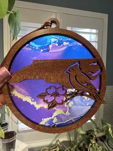 North Carolina Suncatcher for Sunny Window