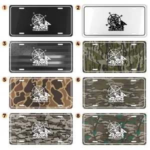 4x4 Off Road Camo License Plate, 12 x 6 Aluminum Vanity Tag, Jeep Truck Gift, Overlanding Auto Plate, Offroad Adventure Vanity Tag