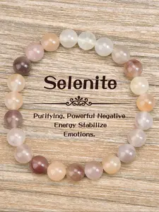 Exquisite High Quality Natural Stone Beaded Bracelet in 6mm 8mm 10mm Sizes, Handmade Jewelry Accessories for Elegant Style and Versatile Wear, Energy Balance, Multiple Size Options, Adjustable Beaded Design