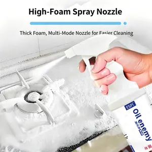 Kitchen Spray Cleaner and Degreaser, Antibacterial All Purpose Cleaning Spray for Kitchens, Countertops, Ovens, and Appliances, Citrus Scent, 18oz