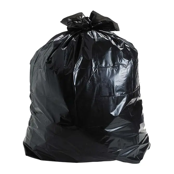 Heavy Duty Black Trash Bags – 33" x 40" – 30-40 Gallon Large Capacity Garbage Liners – 3-Ply Puncture-Resistant, 1.25 Mil Thick – 45% Recycled Plastic – Bulk Pack of 200 Commercial & Residential Trash Bags