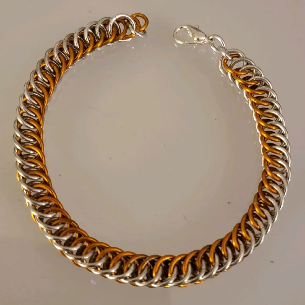 Handmade Half Persian 4 in 1 Chainmaille Bracelet