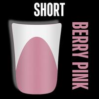 french tip duck nails short