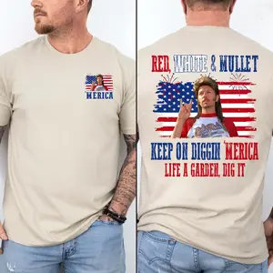 Joe Dirt Merica 4th Of July T-Shirt, Joe Dirt Merica Movie Tee, Independence Day Shirt, Classic Movie Quote Tee - Royal Speedworks