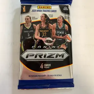 Panini 2025 WNBA Trading Cards Prizm 4 Cards Per Pack Featuring Dallas Indiana & Lynx Players