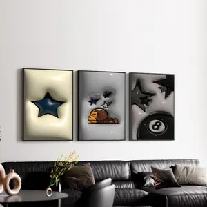 Set Of 3 HypeBeast Room Decor | Hypebast K.a.w.s. Figure Poster | Cool Wall Art Set | 3D Wall Art Bundle | HypeBeast Wall Art | Trendy Wall Art