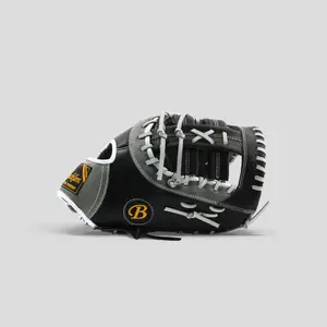Hoplite 12.75" Baseball Black First Base Mitt